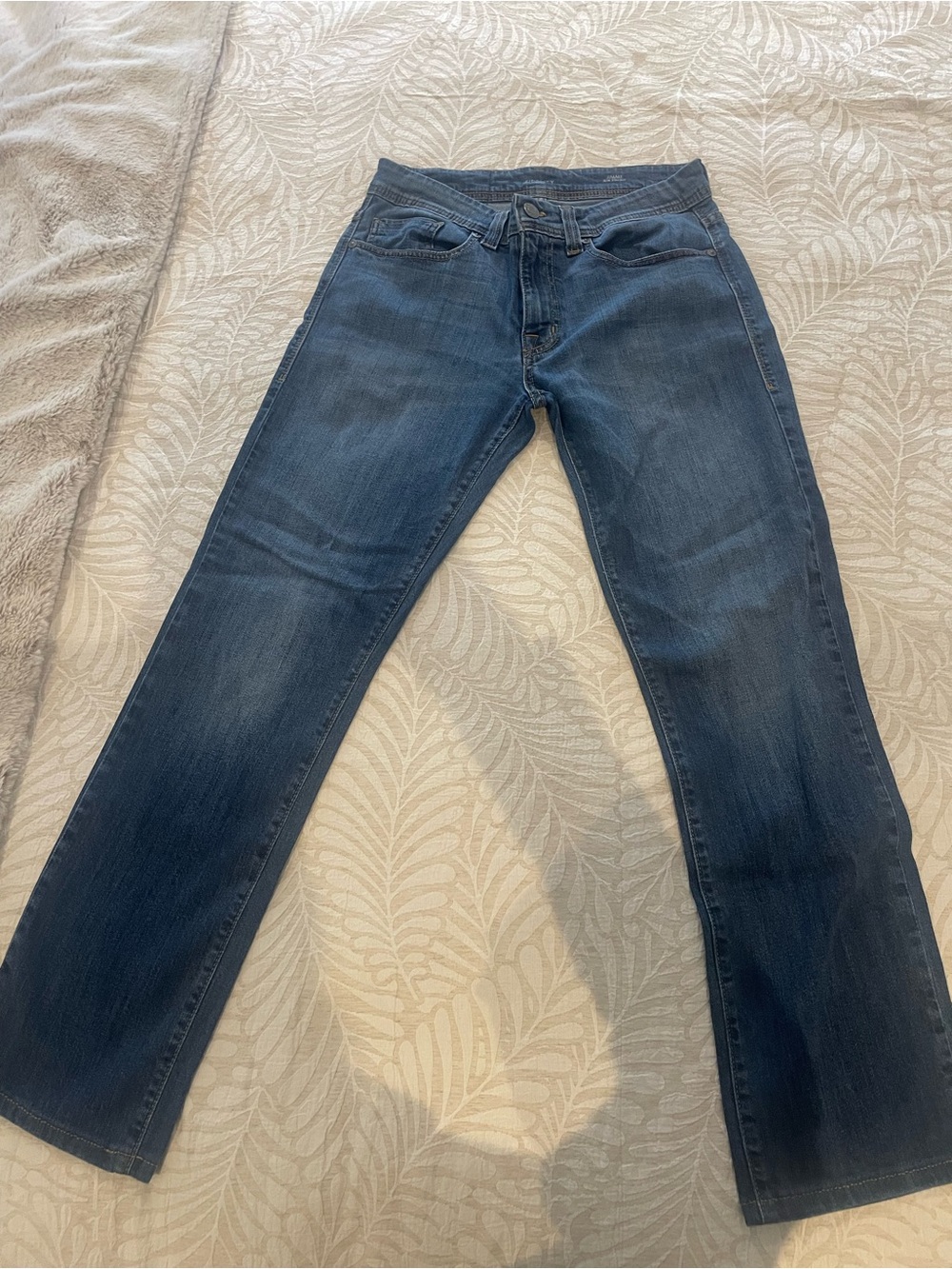 Fidelity Men's Dark Blue Slim Straight Jeans